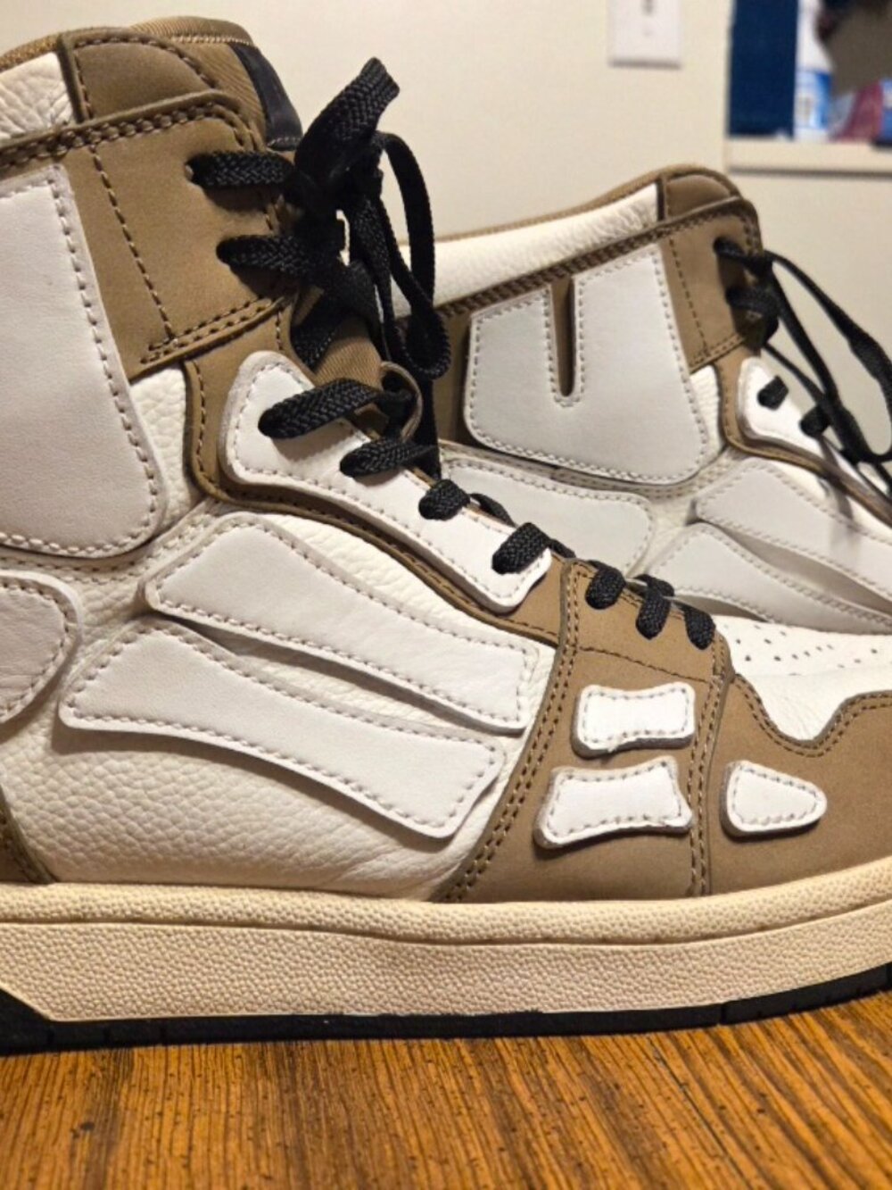 Mens Amiri skel-top high top sneakers size 14 - Picture 2 of 11